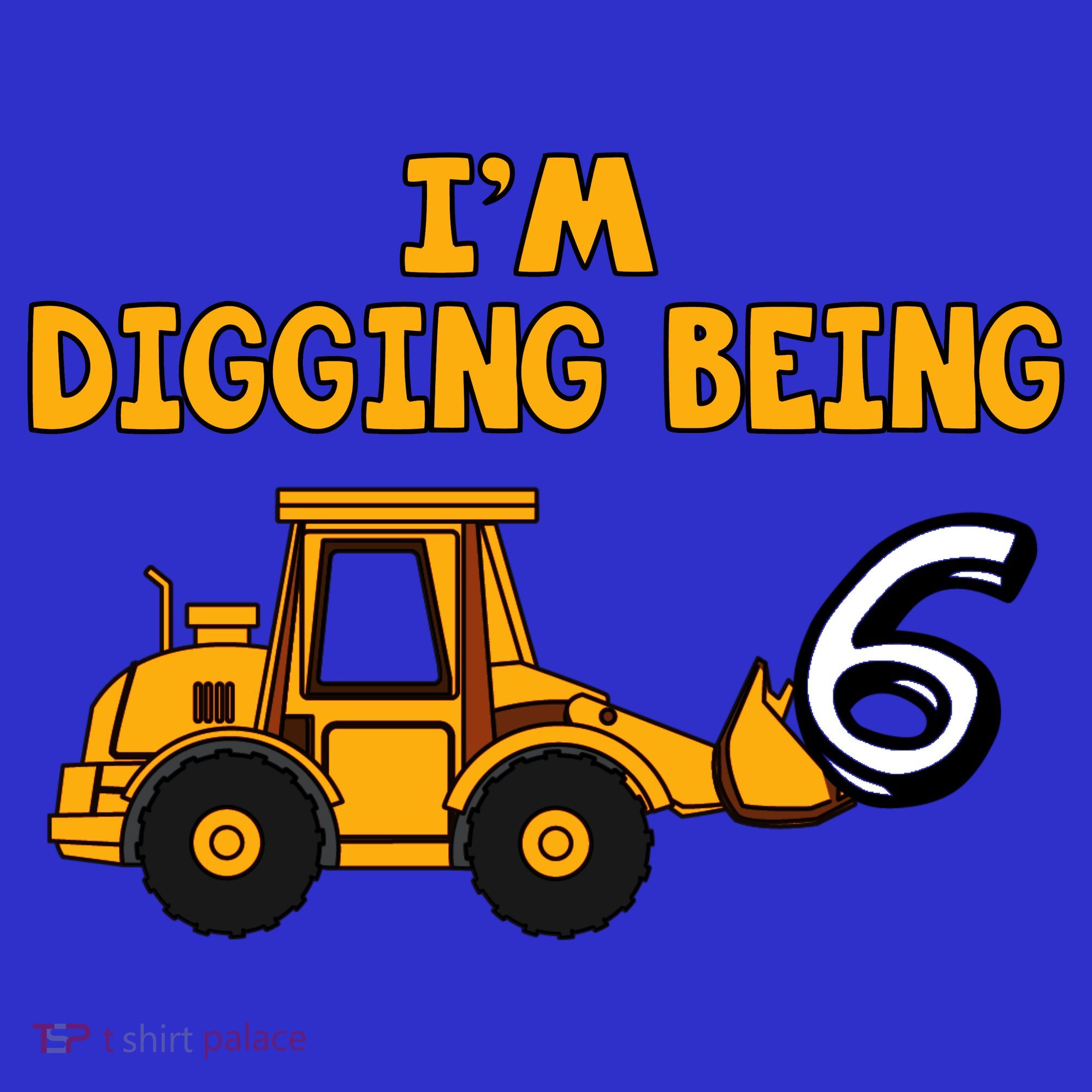 6th Birthday I'm Digging Being Six Women's Long Sleeve Shirt