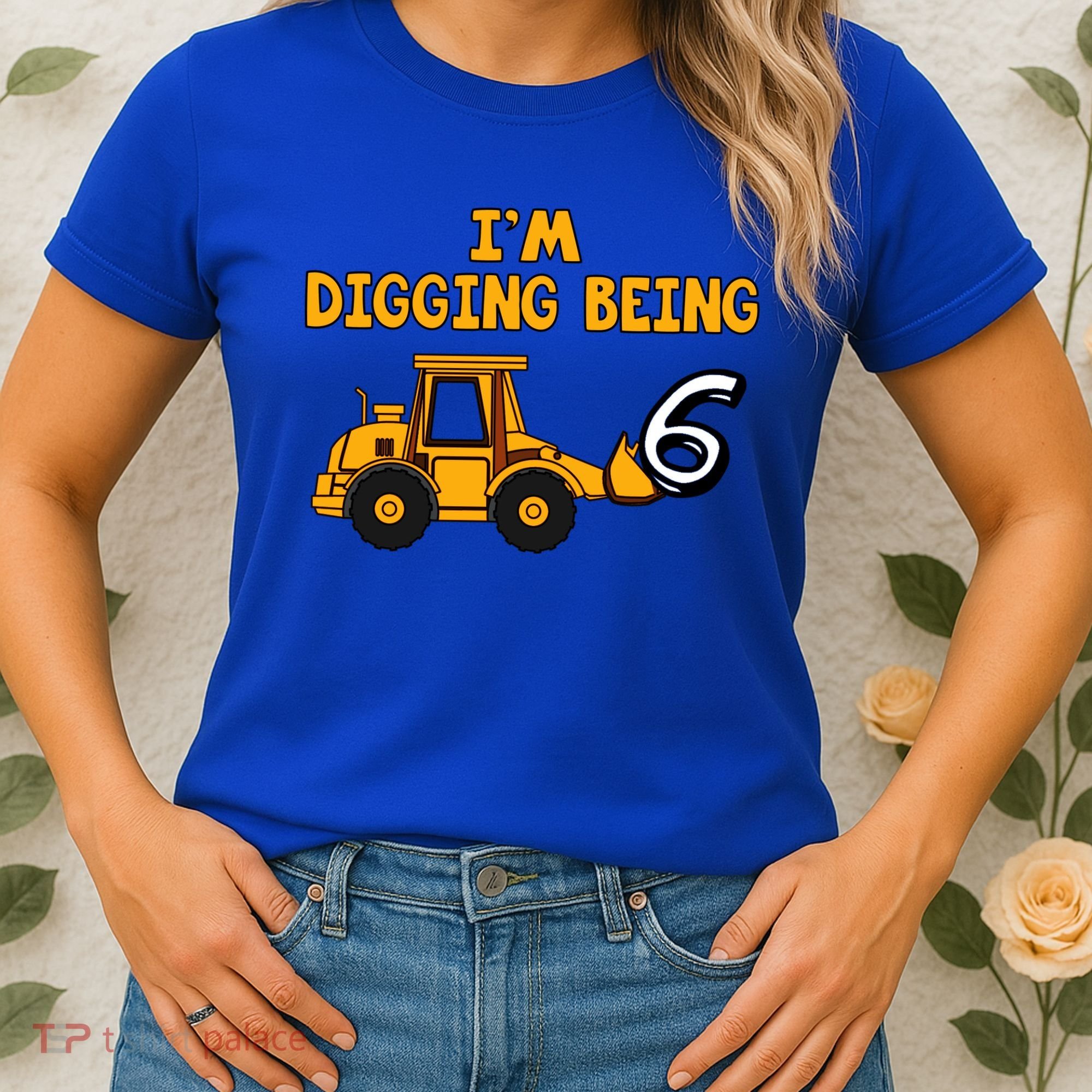 6th Birthday I'm Digging Being Six Women's T-Shirt