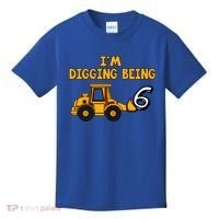 6th Birthday I'm Digging Being Six Kids T-Shirt thumb 0
