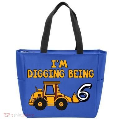 6th Birthday I'm Digging Being Six Tote Bag