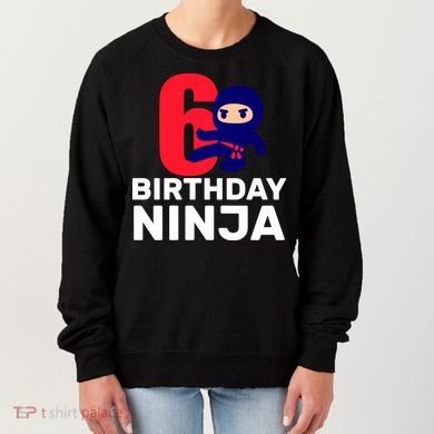 6th Birthday Ninja  Women's Sweatshirt