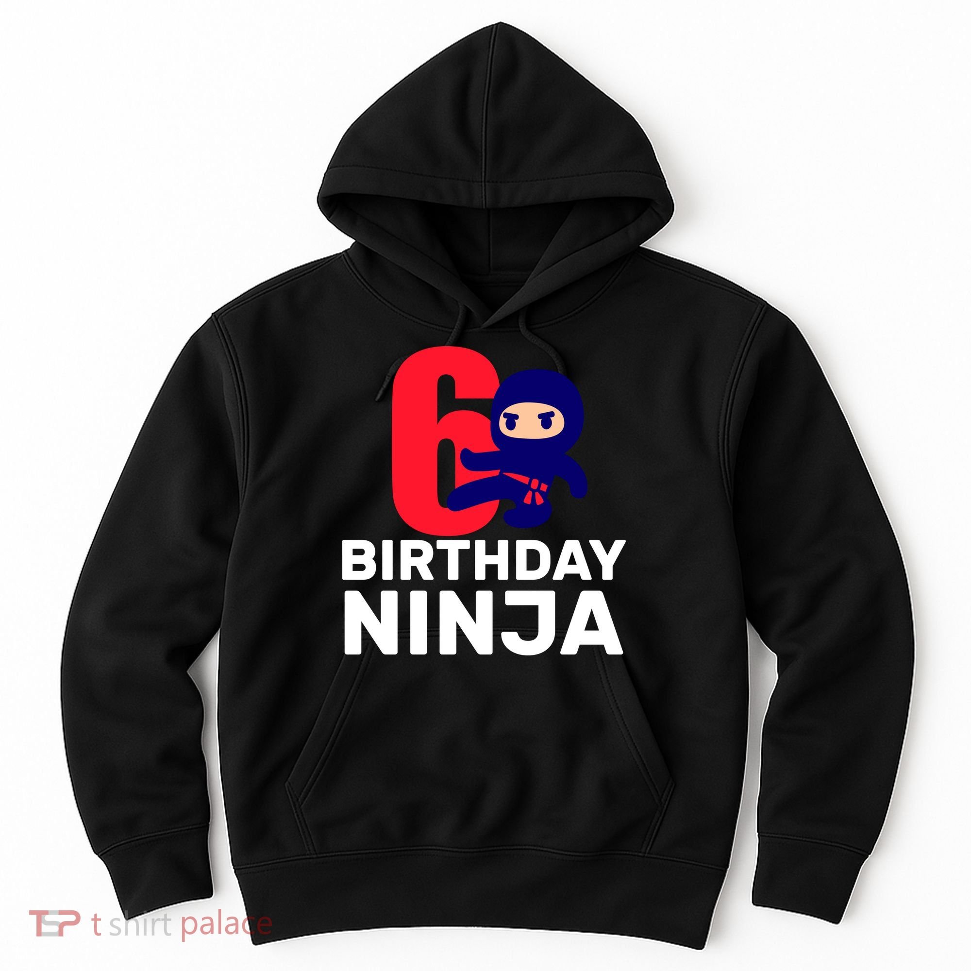 6th Birthday Ninja  Hoodie