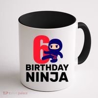 6th Birthday Ninja  Coffee Mug thumb 1