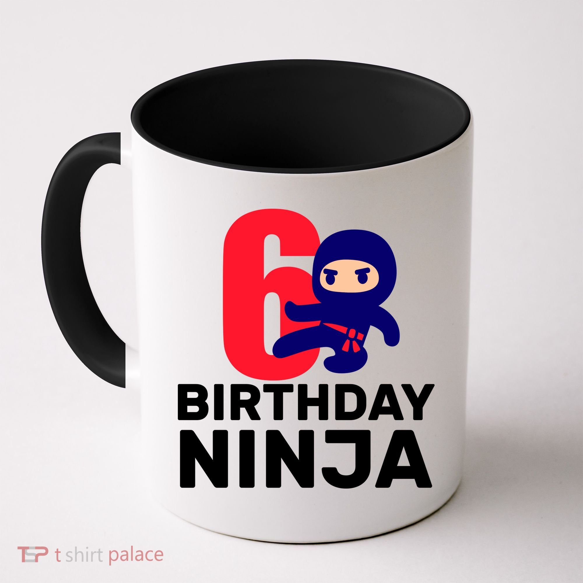 6th Birthday Ninja  Coffee Mug