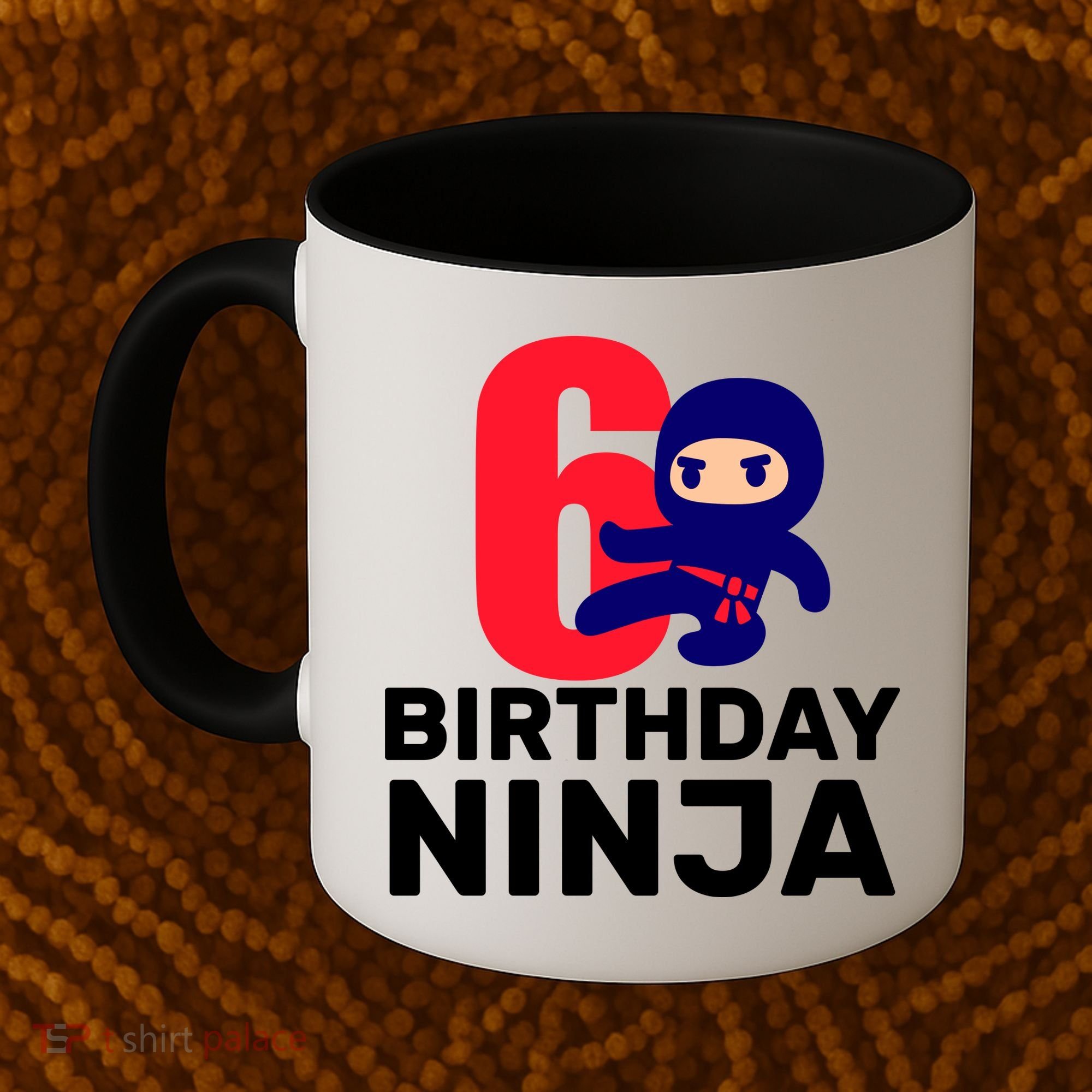 6th Birthday Ninja  Coffee Mug