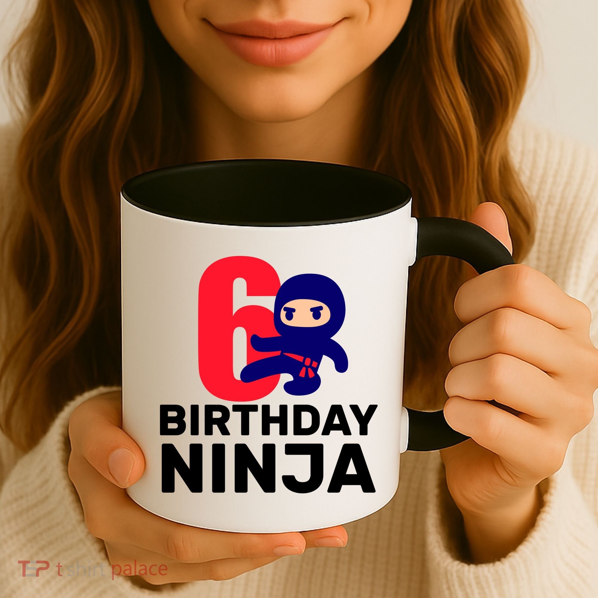 6th Birthday Ninja  Coffee Mug