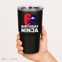 6th Birthday Ninja  Tumbler thumb 2