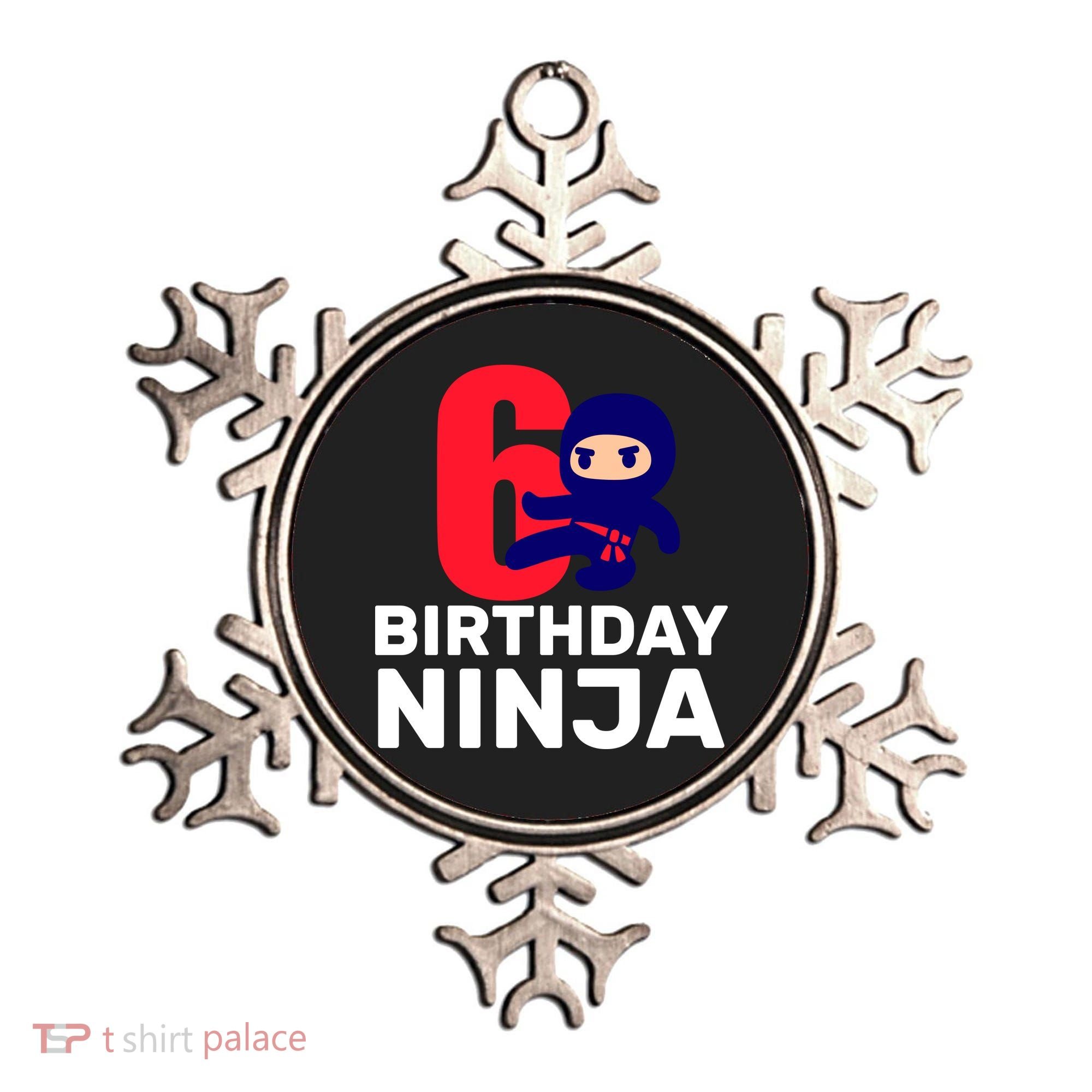 6th Birthday Ninja  Ornament