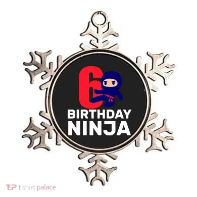6th Birthday Ninja  Ornament