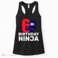 6th Birthday Ninja  Women's Tank Top thumb 0