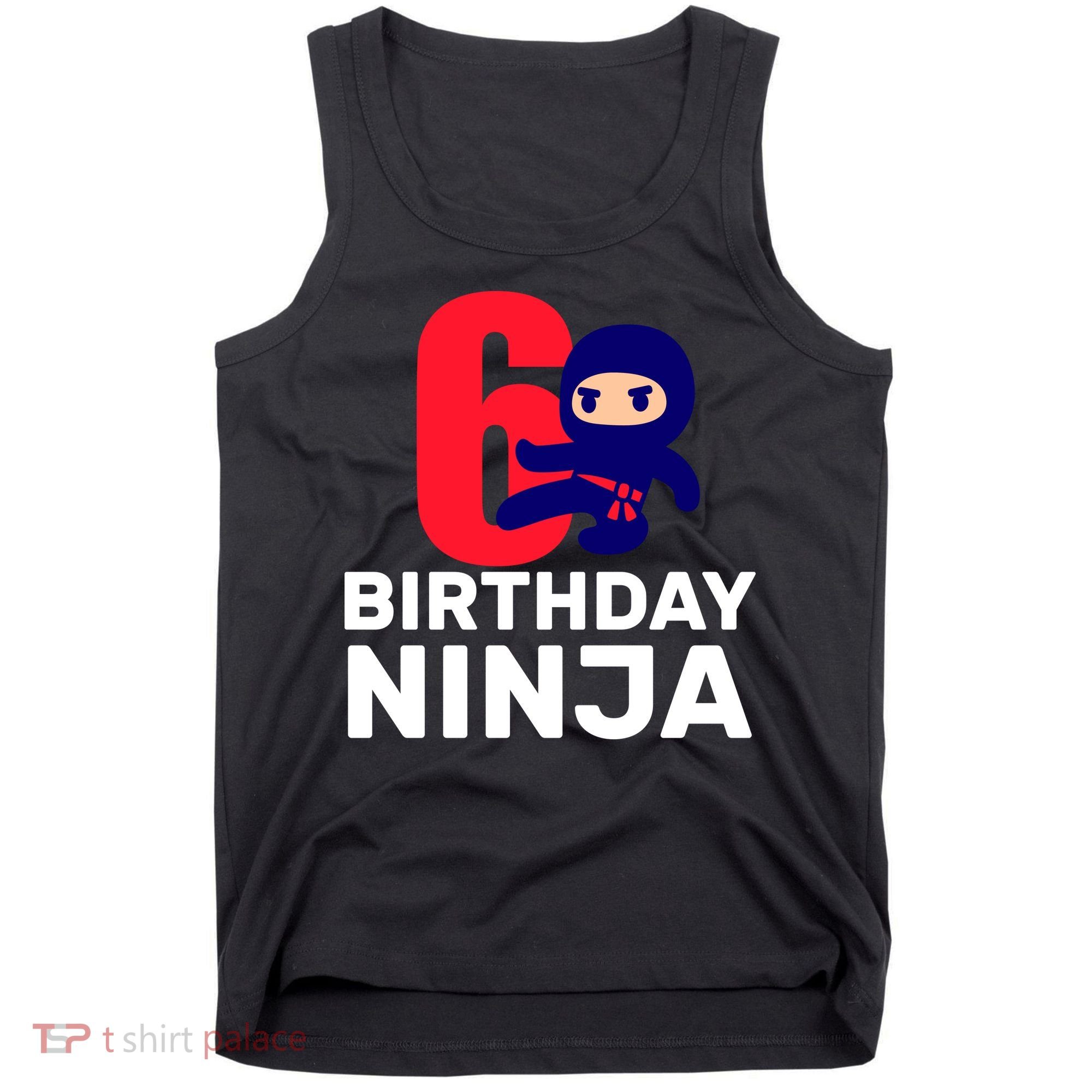 6th Birthday Ninja  Tank Top