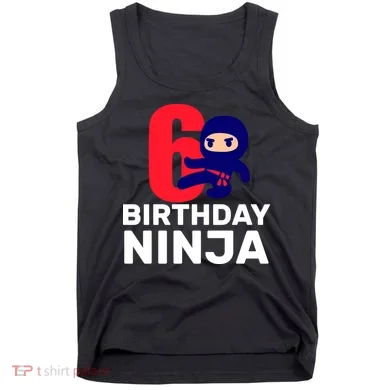 6th Birthday Ninja  Tank Top