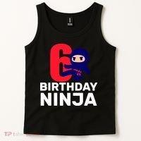6th Birthday Ninja  Tank Top thumb 2