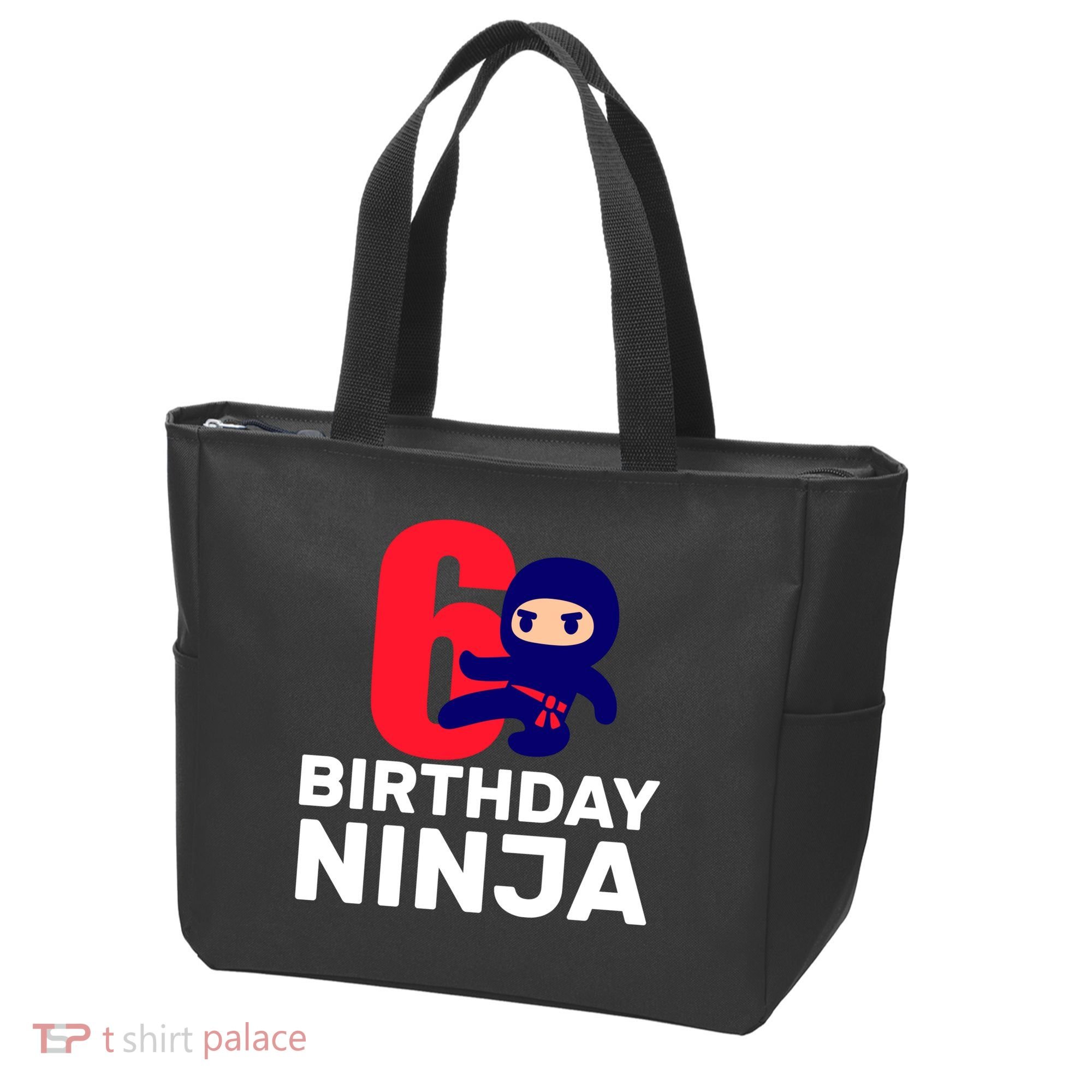 6th Birthday Ninja  Tote Bag
