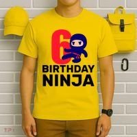 6th Birthday Ninja  T-Shirt thumb 6