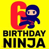 6th Birthday Ninja  Hat thumb 2