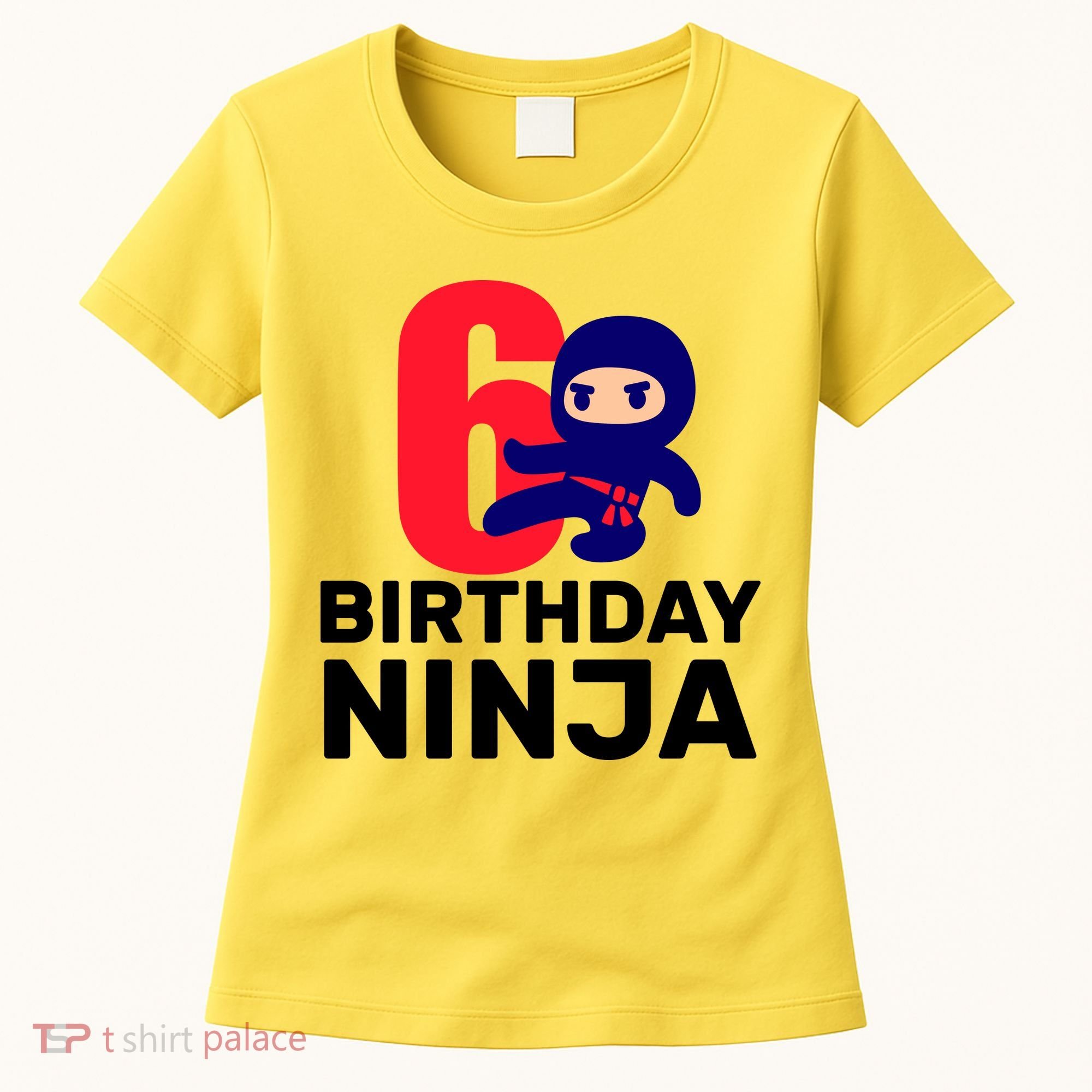 6th Birthday Ninja  Women's T-Shirt