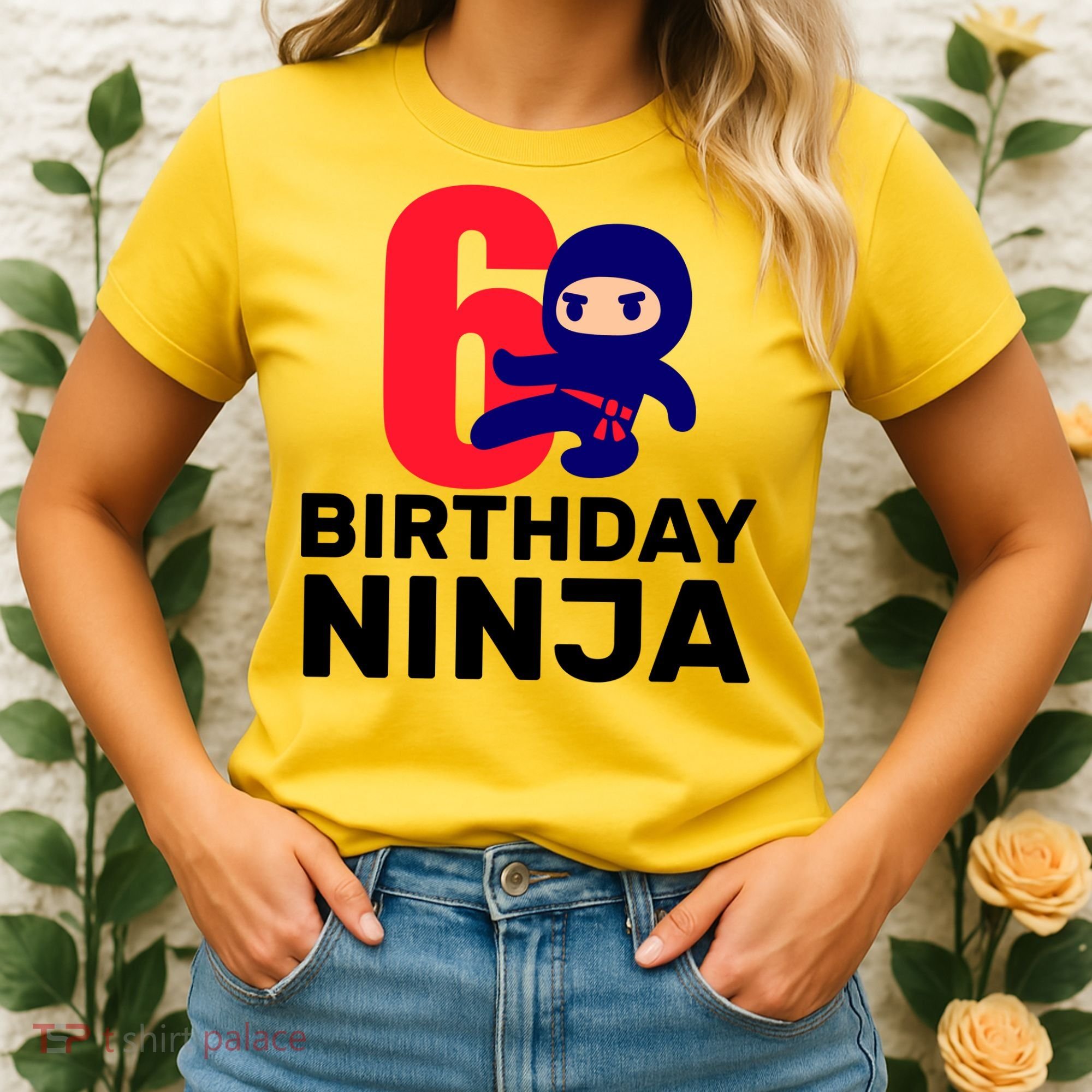 6th Birthday Ninja  Women's T-Shirt