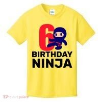 6th Birthday Ninja  Kids T-Shirt thumb 0