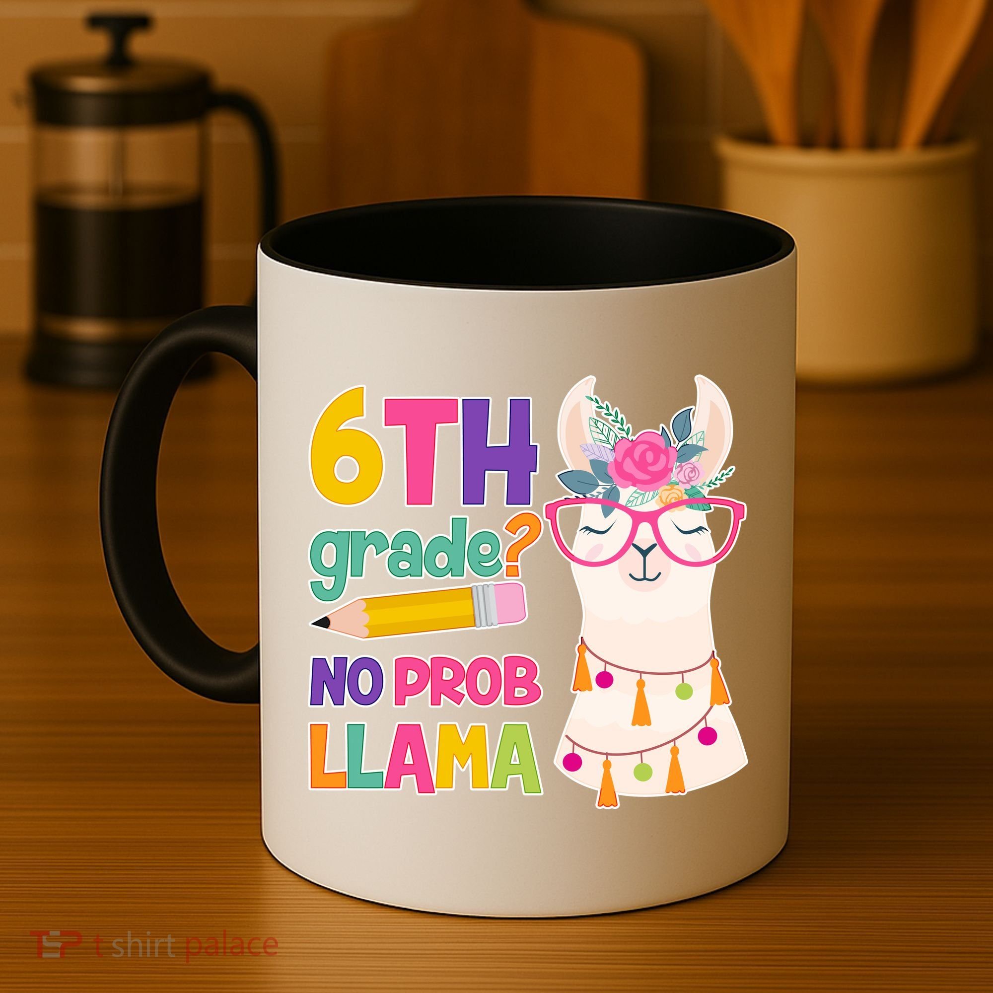 6th Grade? No Prob Llama Coffee Mug