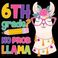 6th Grade? No Prob Llama Coffee Mug thumb 5