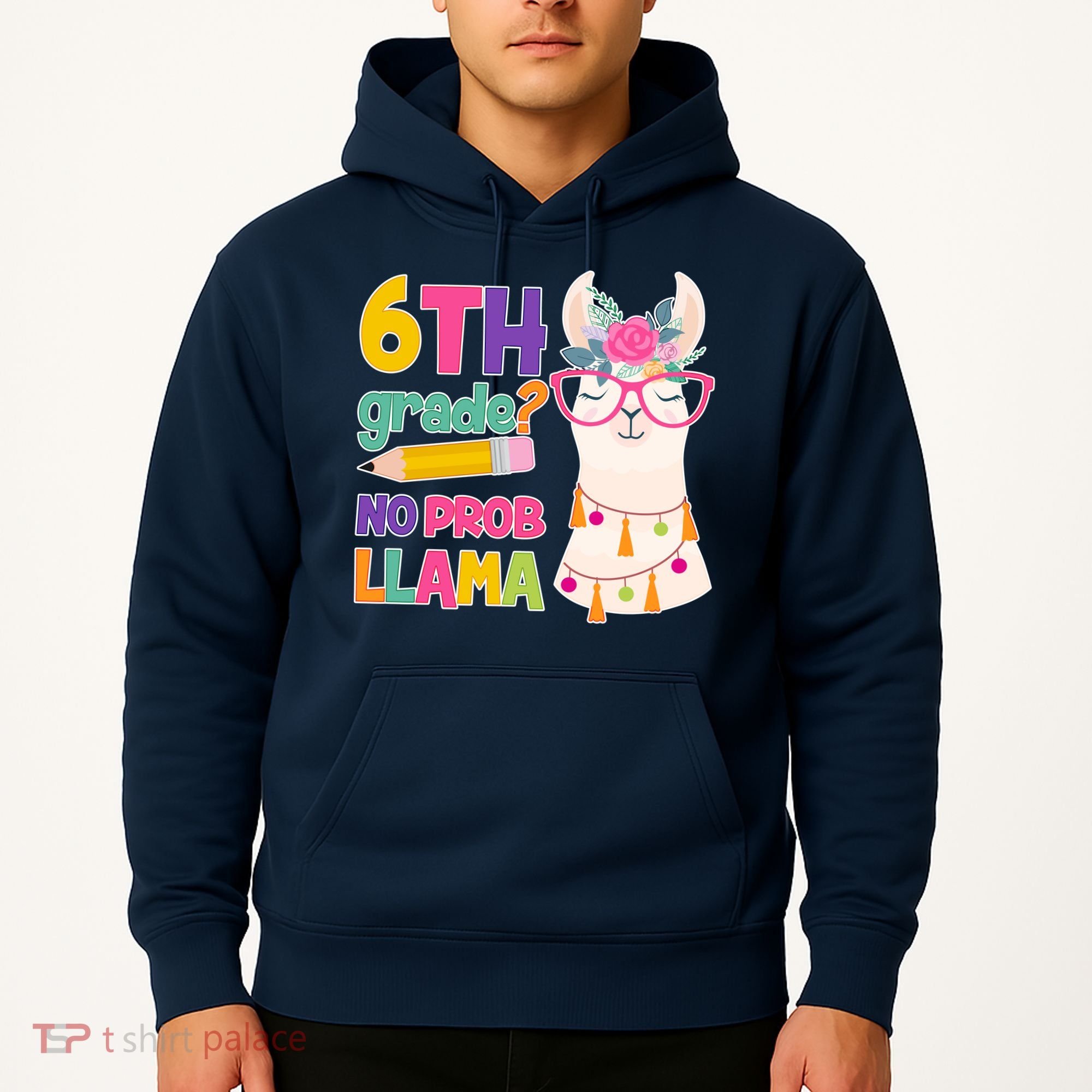 6th Grade? No Prob Llama Hoodie