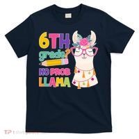 6th Grade? No Prob Llama T-Shirt thumb 0
