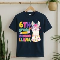 6th Grade? No Prob Llama T-Shirt thumb 2