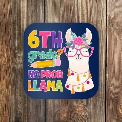 6th Grade? No Prob Llama Coaster