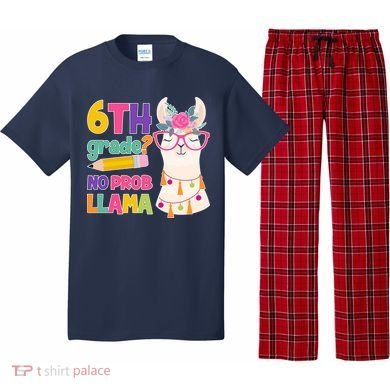 6th Grade? No Prob Llama Pajama Set