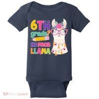 6th Grade? No Prob Llama Baby Bodysuit thumb 0
