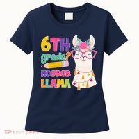 6th Grade? No Prob Llama Women's T-Shirt thumb 0