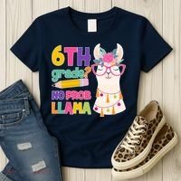 6th Grade? No Prob Llama Women's T-Shirt thumb 3