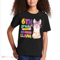 6th Grade? No Prob Llama Kids T-Shirt thumb 2