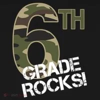 6th Grade Rocks Camo Doggie Tank thumb 4