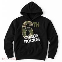 6th Grade Rocks Camo Hoodie thumb 0