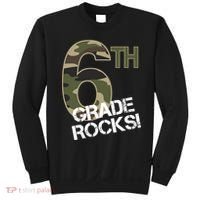 6th Grade Rocks Camo Sweatshirt thumb 0