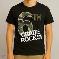 6th Grade Rocks Camo T-Shirt thumb 3