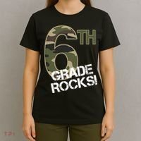6th Grade Rocks Camo T-Shirt thumb 4