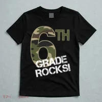 6th Grade Rocks Camo T-Shirt thumb 5