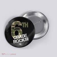 6th Grade Rocks Camo Button thumb 0