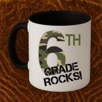 6th Grade Rocks Camo Coffee Mug thumb 2