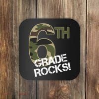 6th Grade Rocks Camo Coaster thumb 0