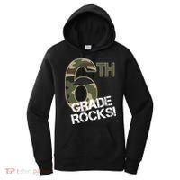 6th Grade Rocks Camo Women's Hoodie thumb 0