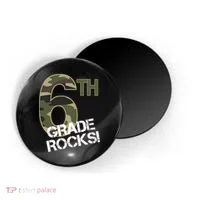 6th Grade Rocks Camo Magnet thumb 0