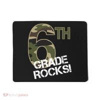 6th Grade Rocks Camo Mousepad thumb 0