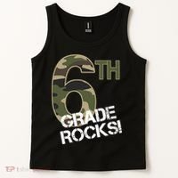 6th Grade Rocks Camo Tank Top thumb 2
