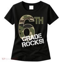 6th Grade Rocks Camo Women's T-Shirt thumb 0