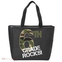 6th Grade Rocks Camo Tote Bag thumb 0