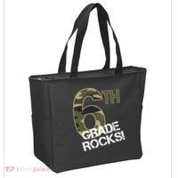 6th Grade Rocks Camo Tote Bag thumb 2
